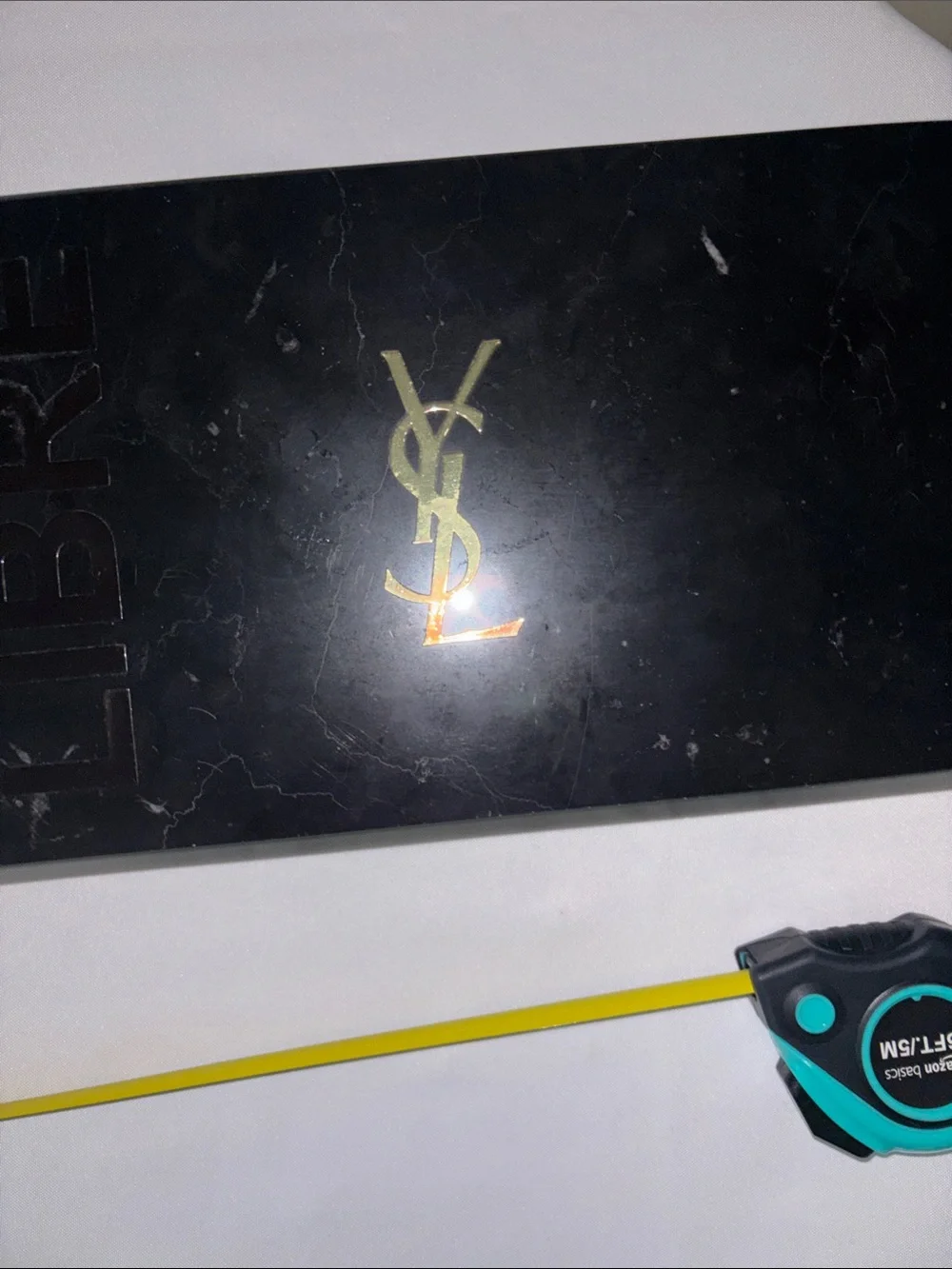 Yves Saint Laurent Marble Libre Collector’s Black and Gold Storage Box